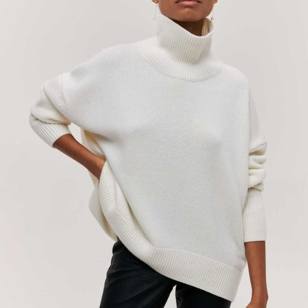 Halle | Women's Long Sleeve Roll Neck Jumper