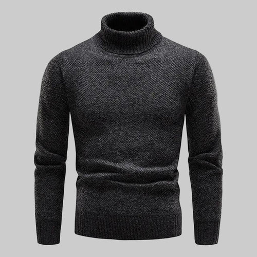 Harlan | Men's Fine Knit Polo Neck Jumper