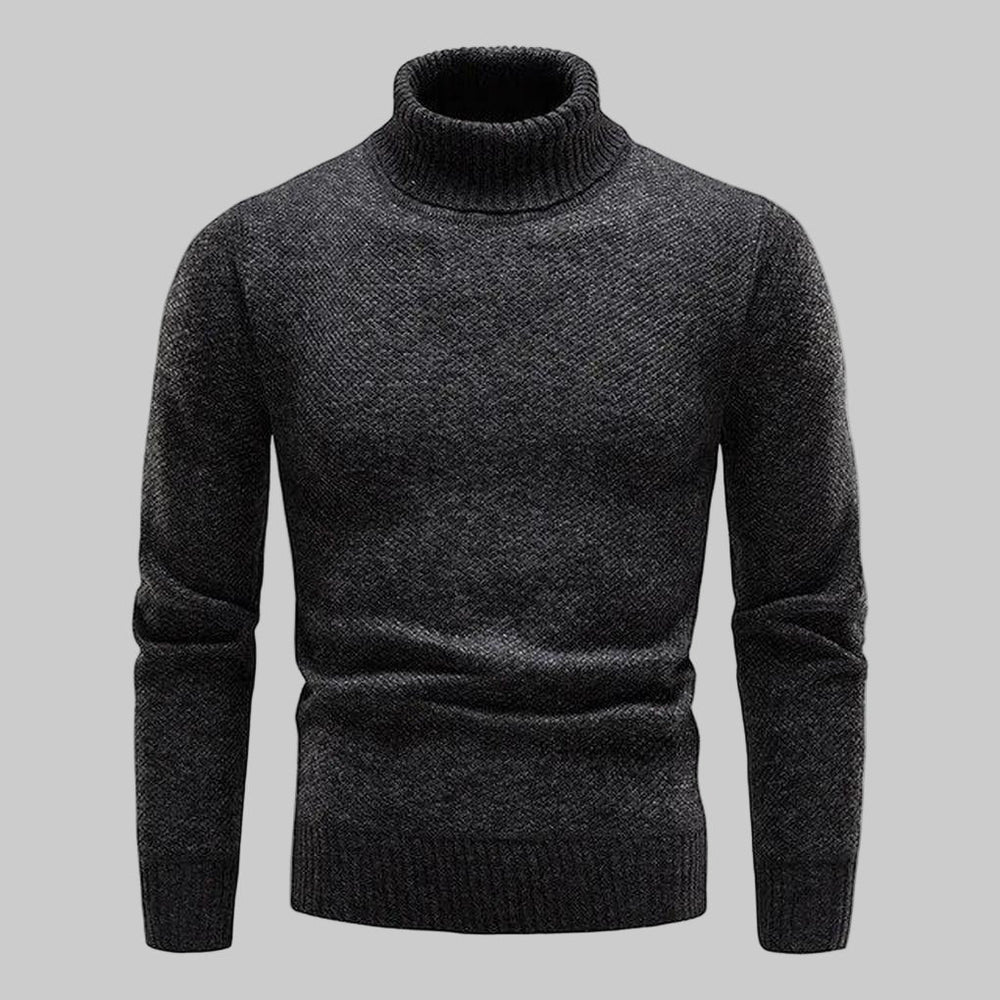 Harlan | Men's Fine Knit Polo Neck Jumper