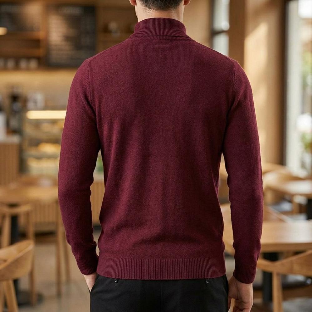 Harvey | Men's Fine Knit Roll Neck Jumper