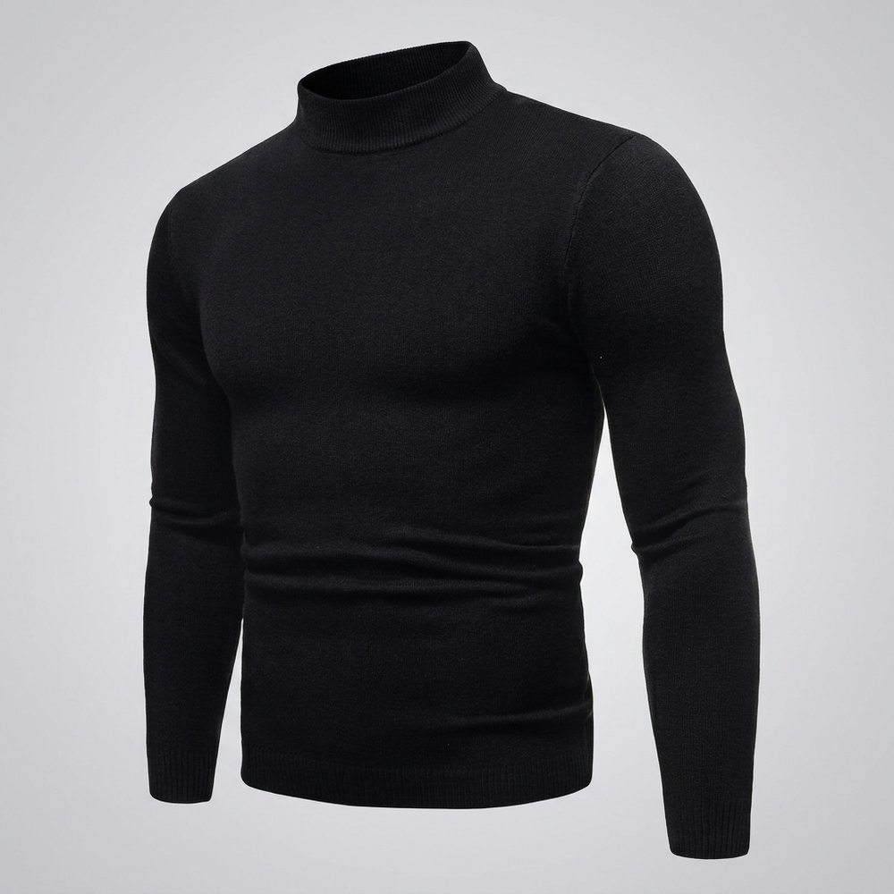 Harvey | Men's Fine Knit Roll Neck Jumper