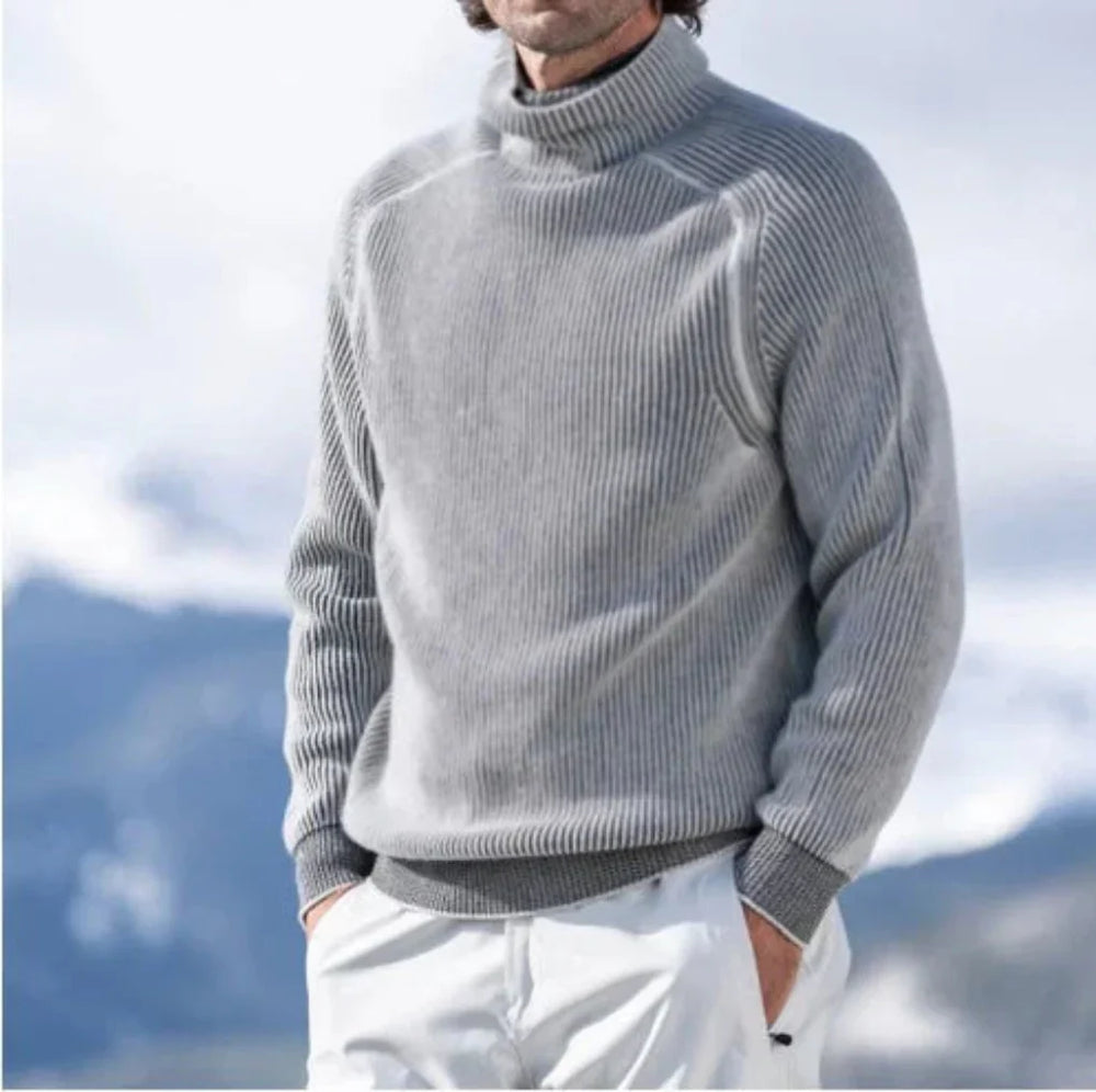 Hayes | Men's Polo Neck Jumper