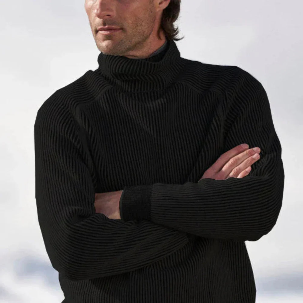 Hayes | Men's Polo Neck Jumper