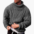 Heath | Men's Cable Knit Roll Neck Jumper