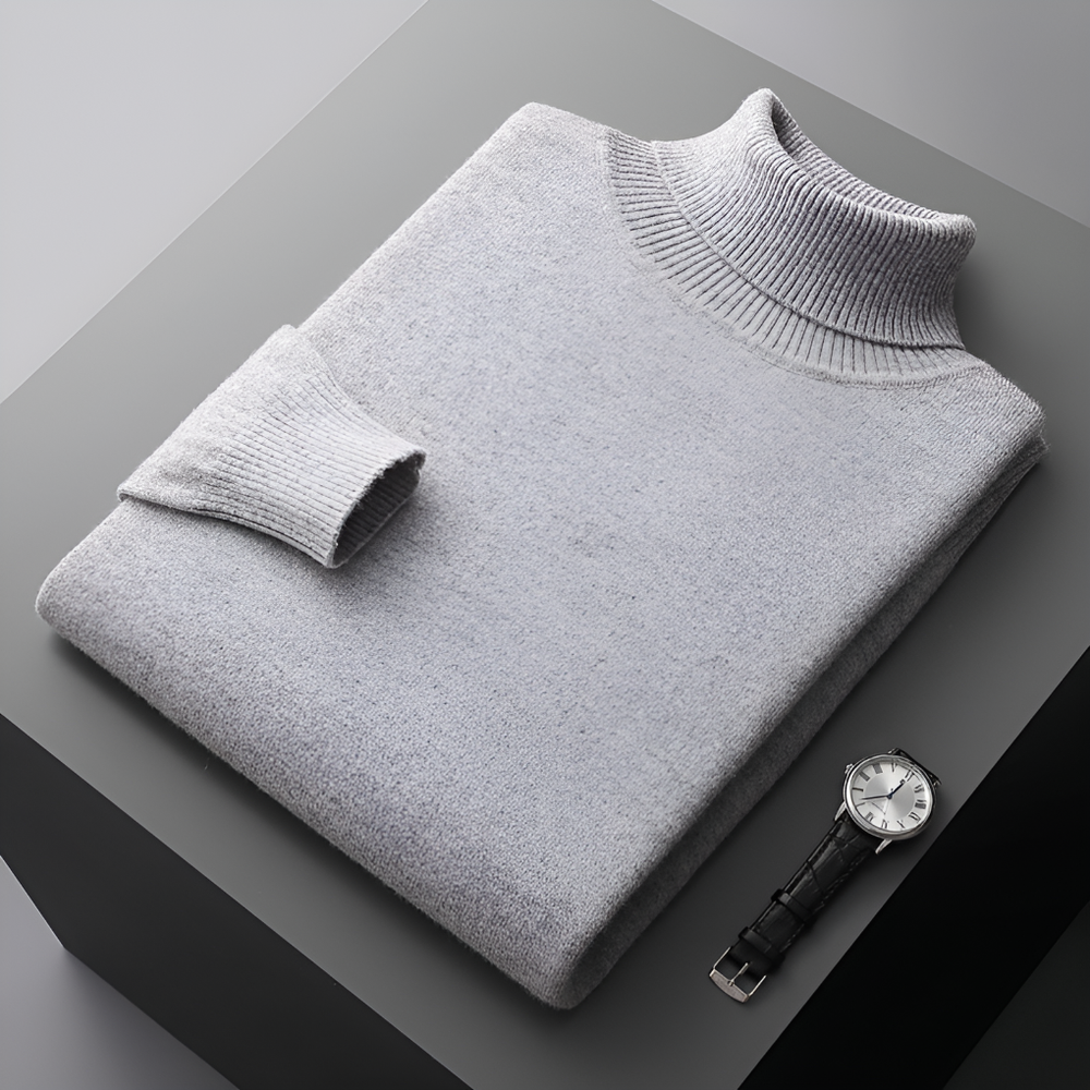 Horace | Men's Roll Neck Jumper Fine Knit