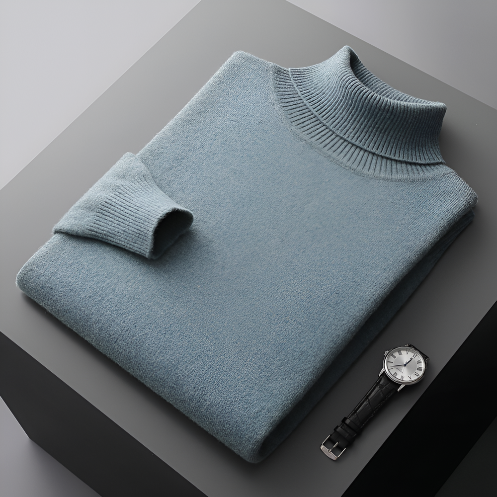 Horace | Men's Roll Neck Jumper Fine Knit