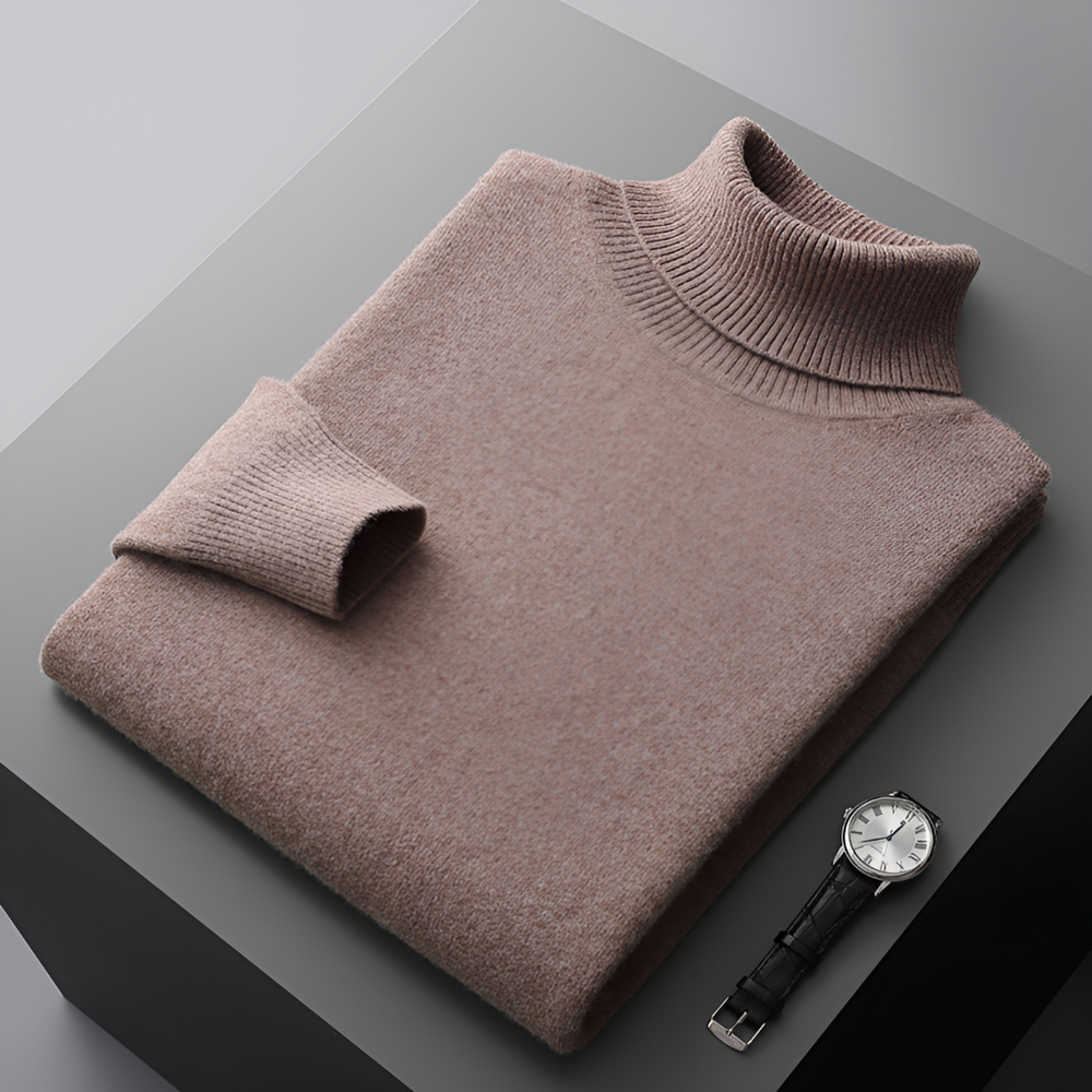 Horace | Men's Roll Neck Jumper Fine Knit