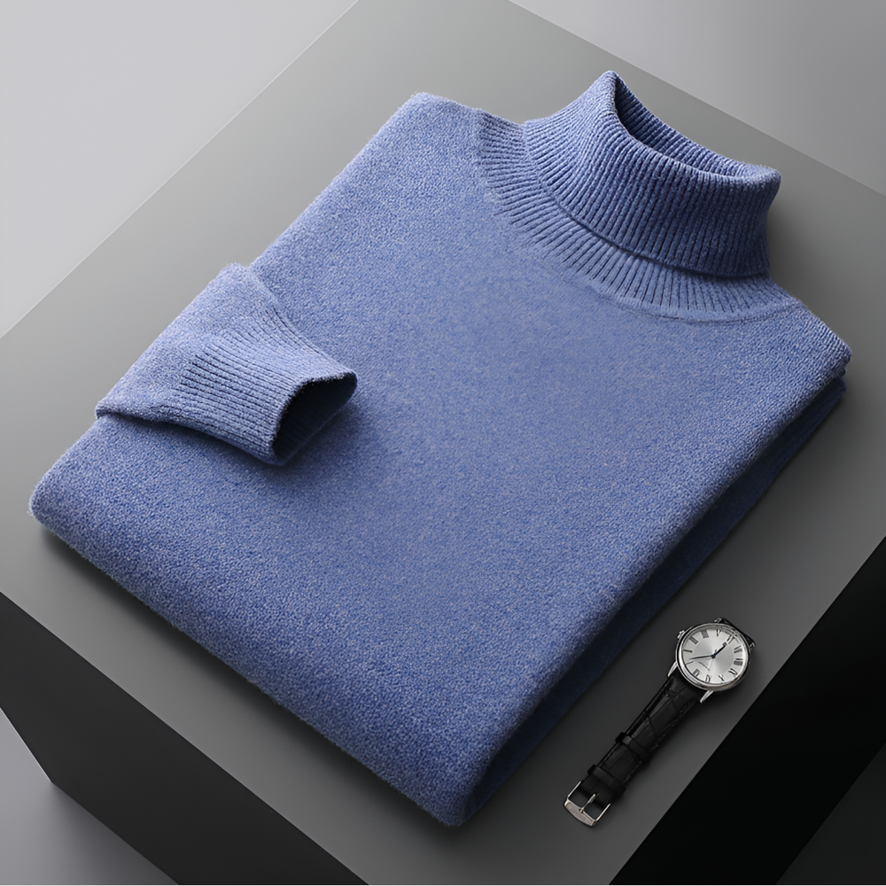 Horace | Men's Roll Neck Jumper Fine Knit