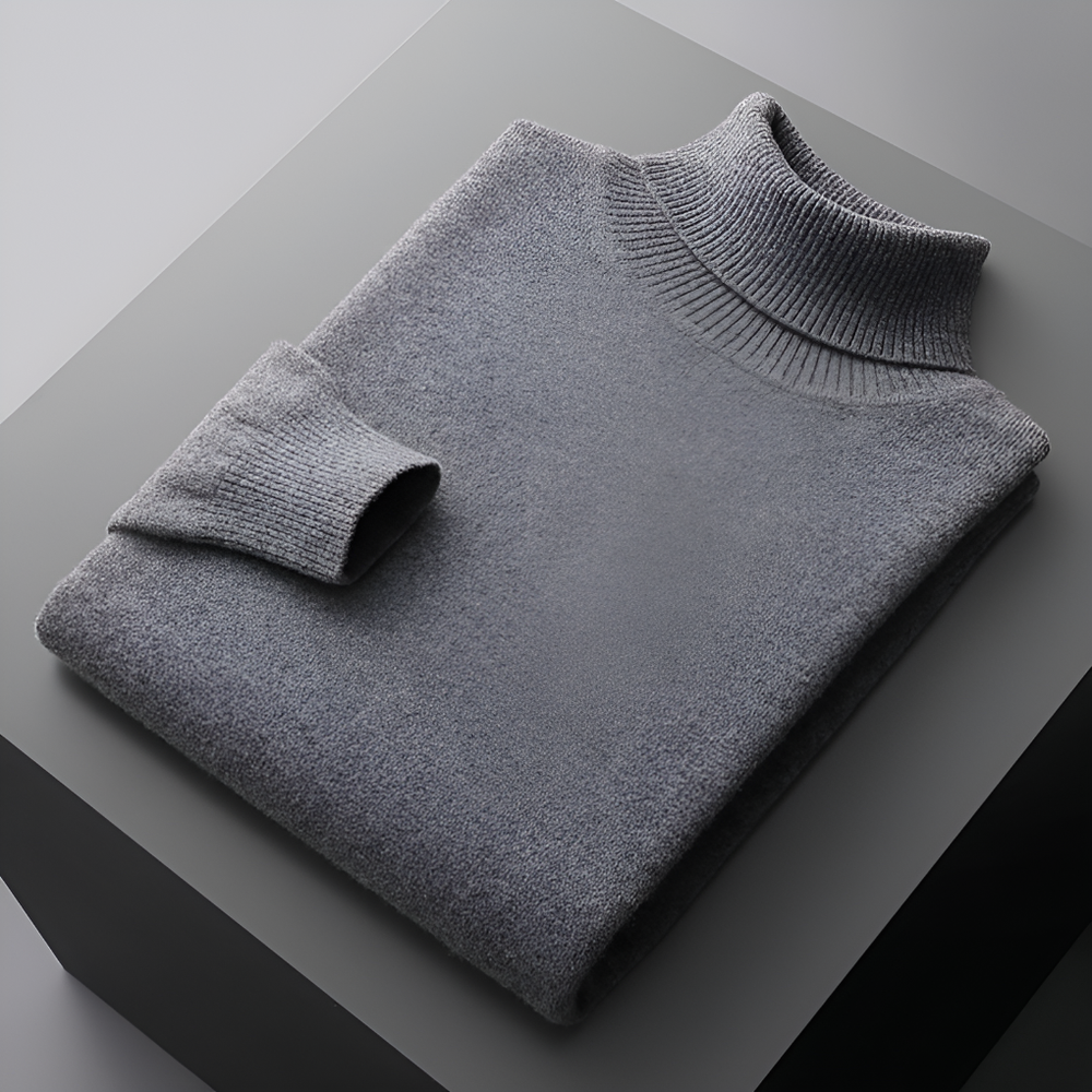 Horace | Men's Roll Neck Jumper Fine Knit