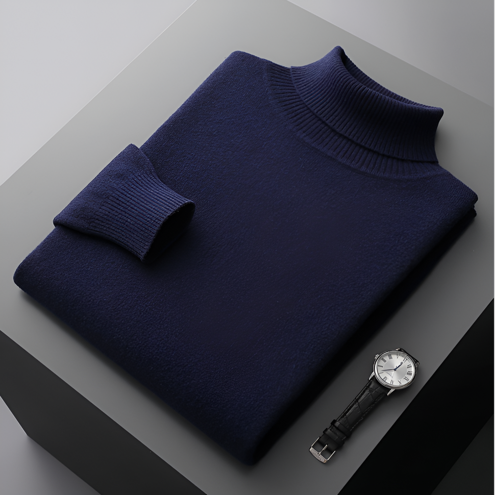 Horace | Men's Roll Neck Jumper Fine Knit