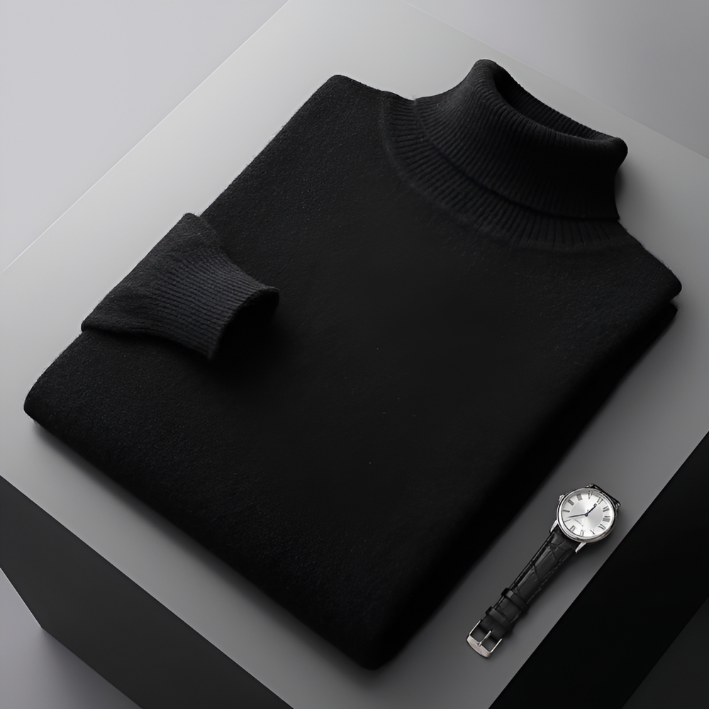 Horace | Men's Roll Neck Jumper Fine Knit