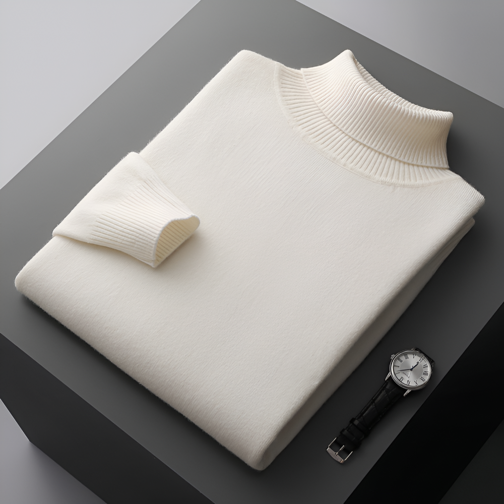 Horace | Men's Roll Neck Jumper Fine Knit