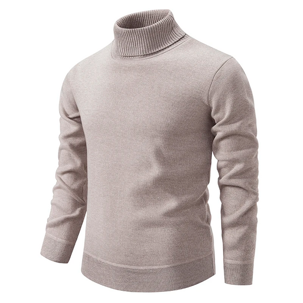 Hugh | Men's Knitted Roll Neck Jumper