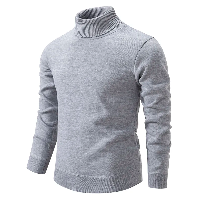 Hugh | Men's Knitted Roll Neck Jumper