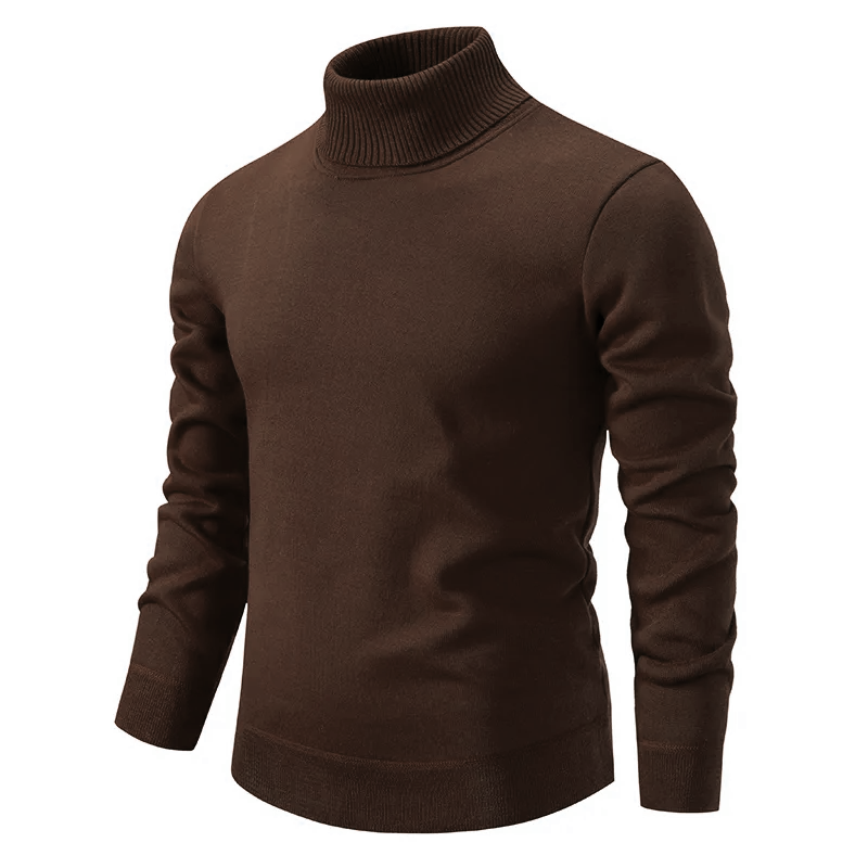 Hugh | Men's Knitted Roll Neck Jumper