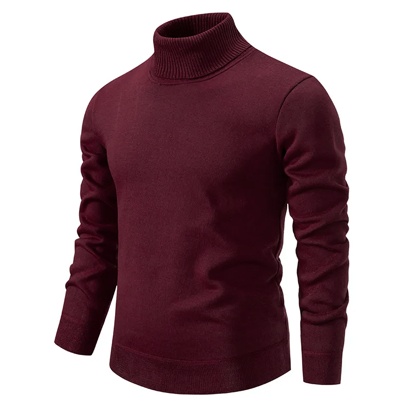 Hugh | Men's Knitted Roll Neck Jumper