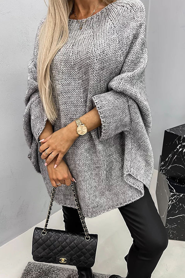 Imogen | Women's Oversized Batwing Knitted Jumper