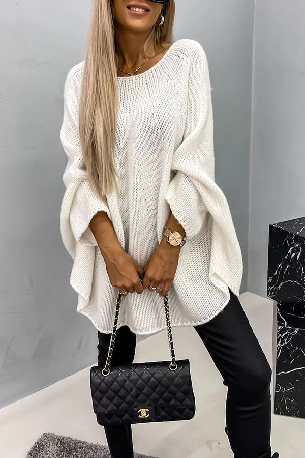 Imogen | Women's Oversized Batwing Knitted Jumper