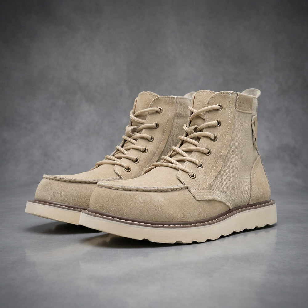 Ingram | Men's Leather Boots Lace Up Ankle