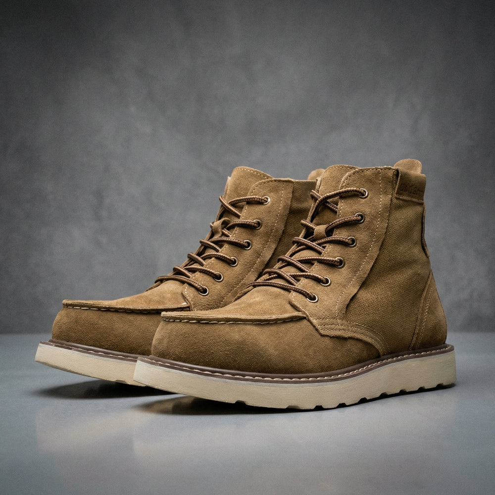 Ingram | Men's Leather Boots Lace Up Ankle
