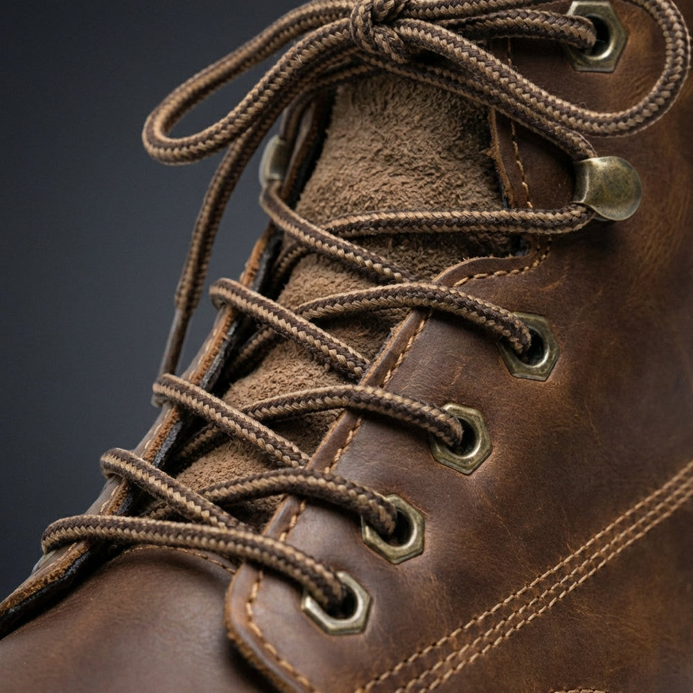 Ingram | Men's Leather Boots Lace Up Ankle