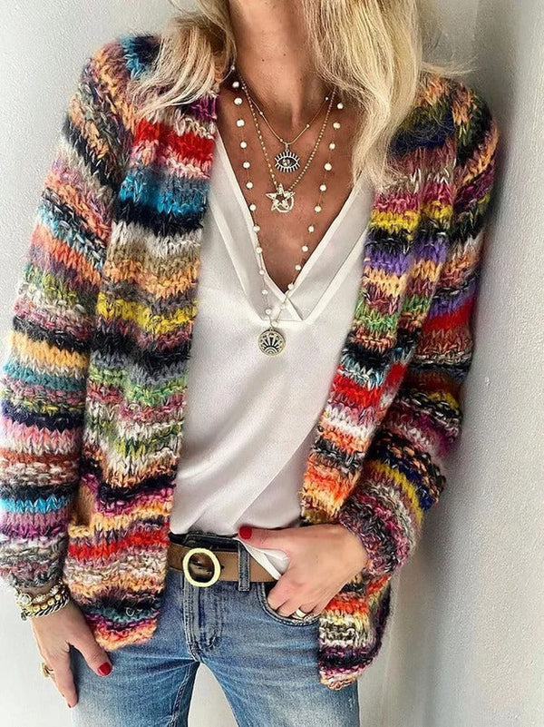 Isolde | Women's Fair Isle Knitted Cardigan