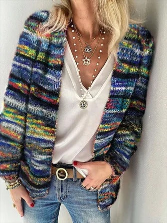 Isolde | Women's Fair Isle Knitted Cardigan