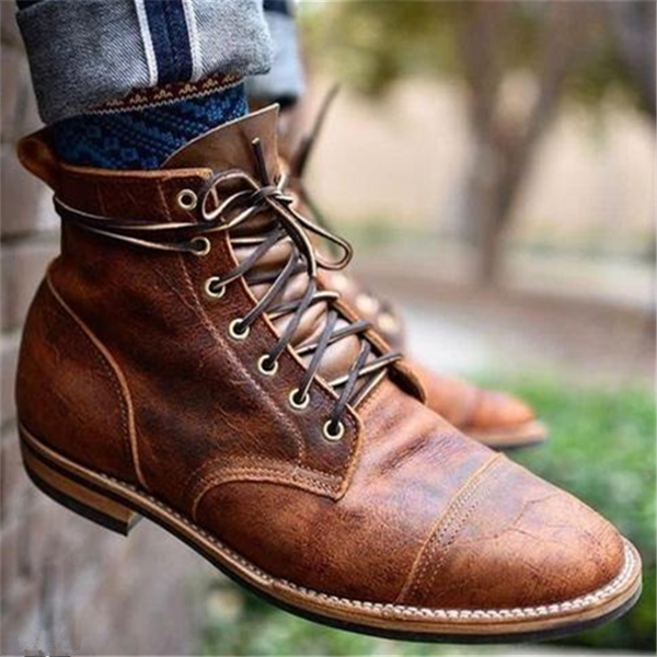 Jasper | Men's Lace Up Leather Boots Ankle