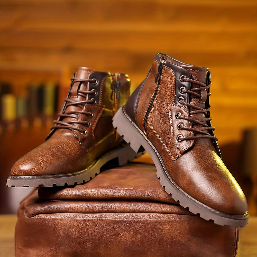Julian | Men's Leather Boots Ankle Brogue