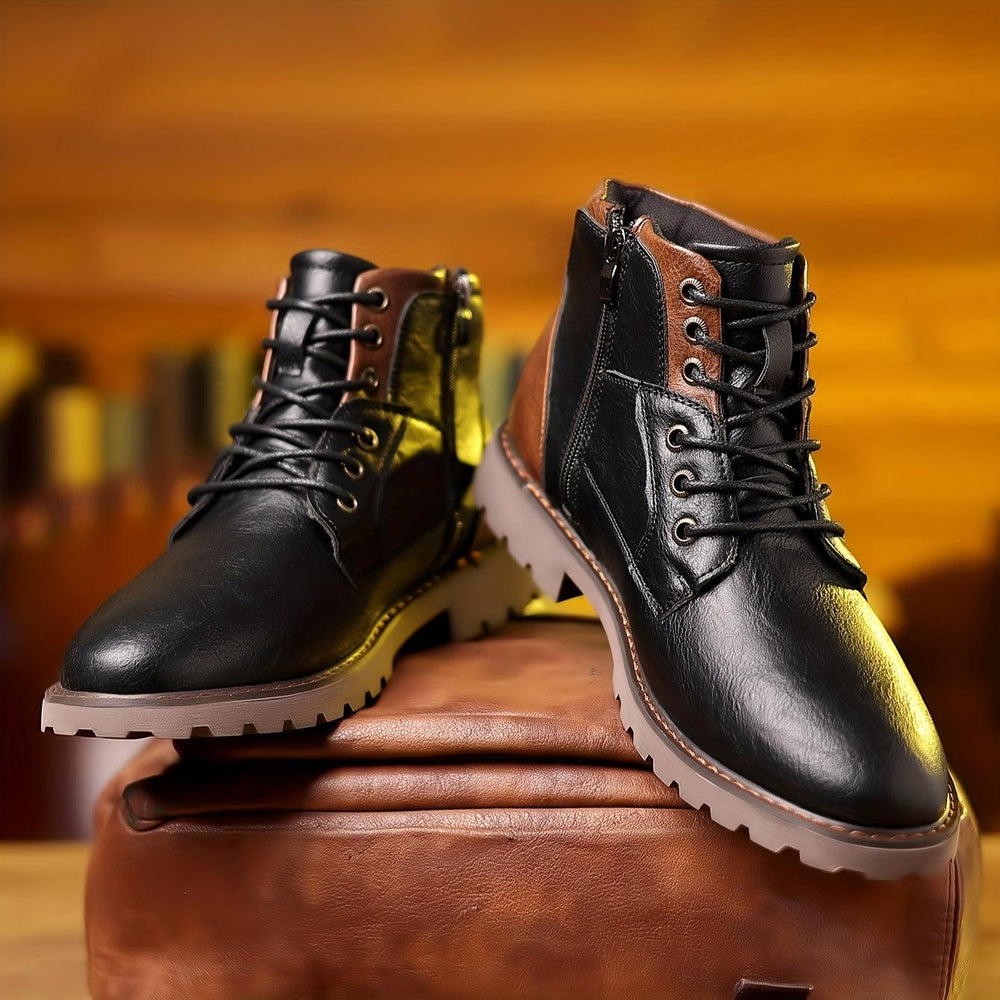 Julian | Men's Leather Boots Ankle Brogue