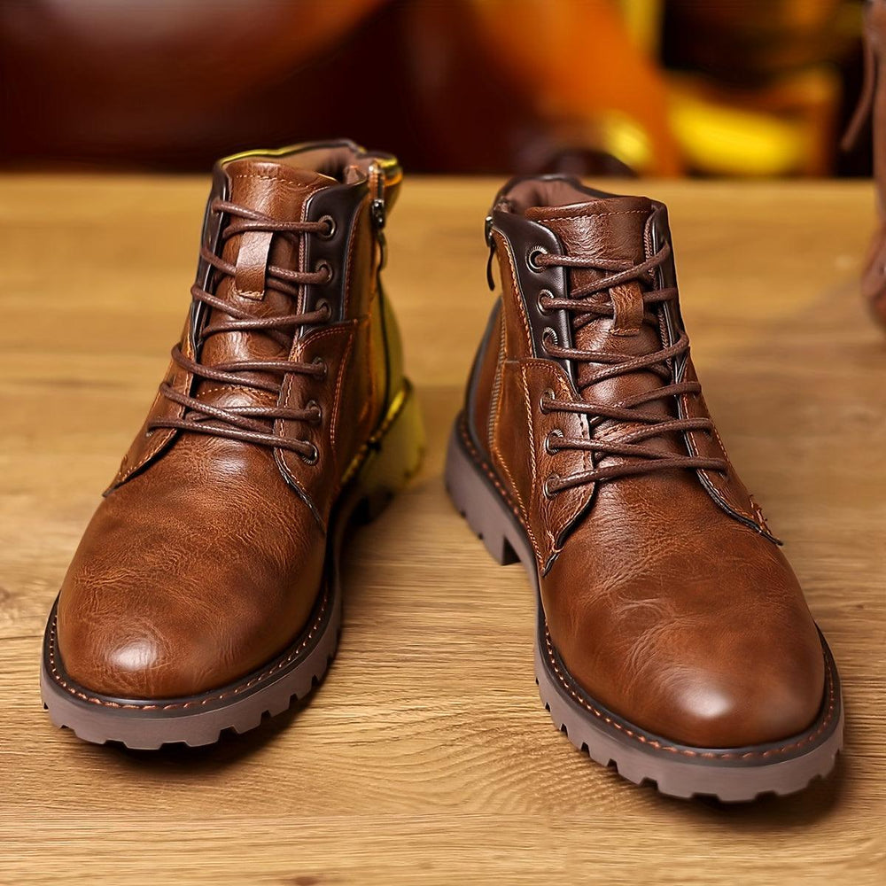 Julian | Men's Leather Boots Ankle Brogue