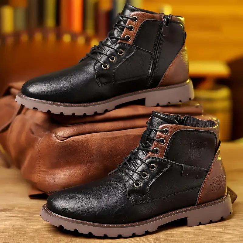 Julian | Men's Leather Boots Ankle Brogue