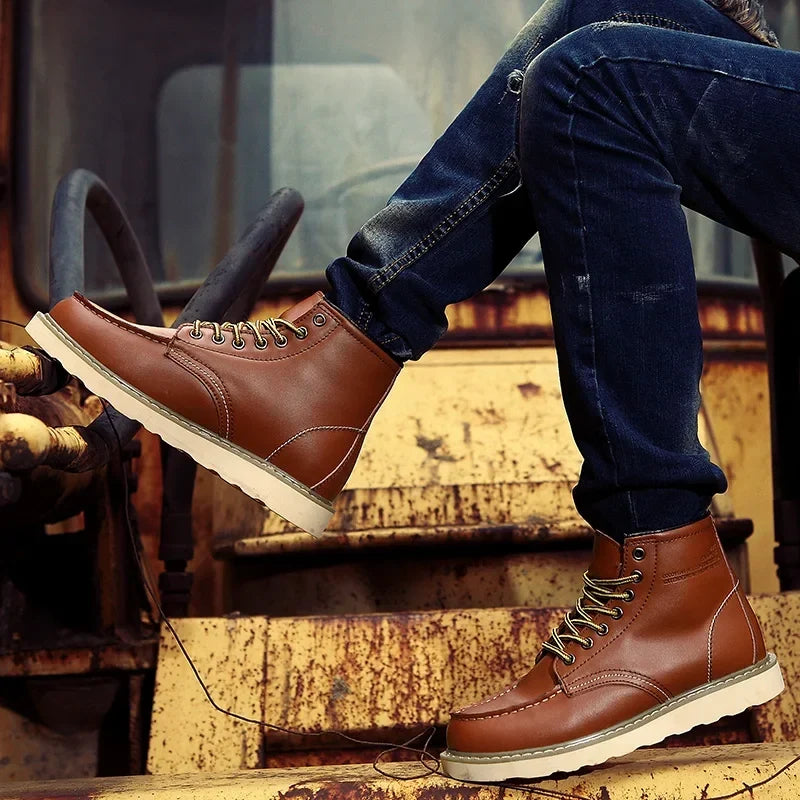 Kenneth | Men's Lace Up Leather Ankle Boots