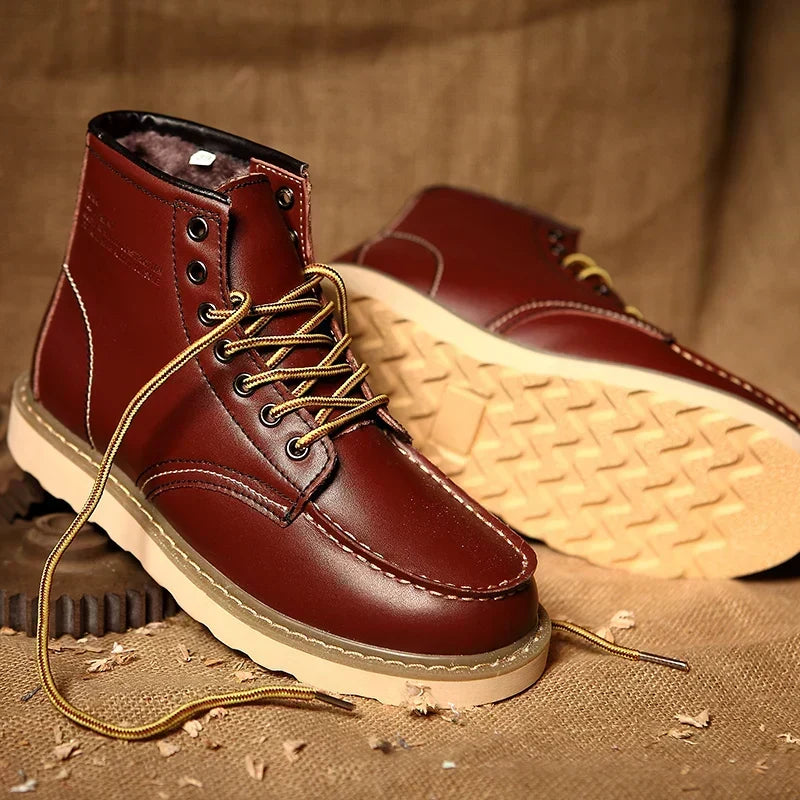 Kenneth | Men's Lace Up Leather Ankle Boots