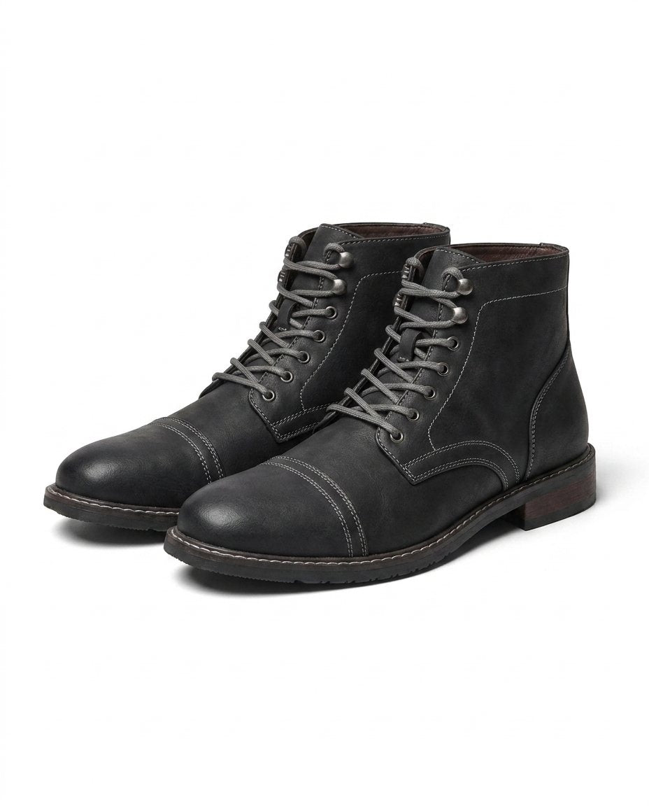 Killian | Men's Leather Boots Lace Up Brogue