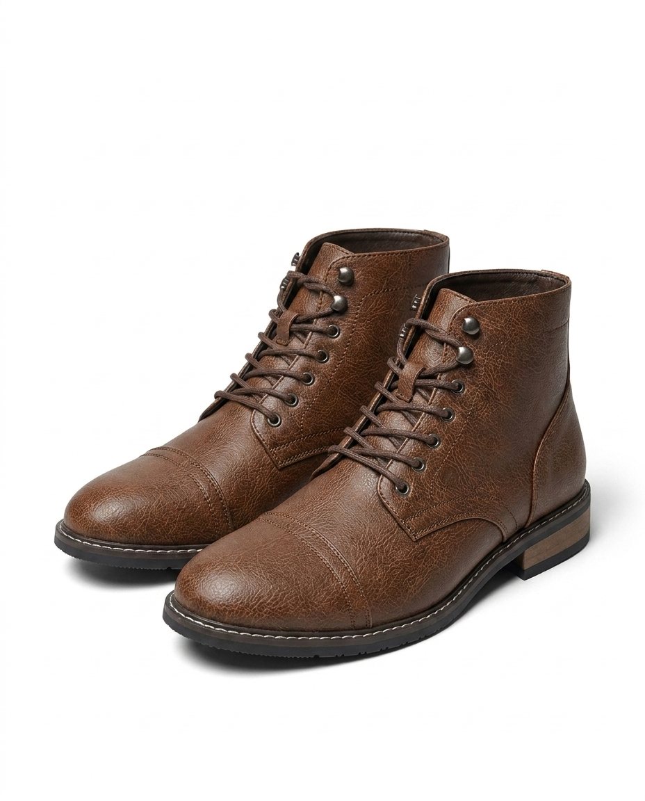 Killian | Men's Leather Boots Lace Up Brogue