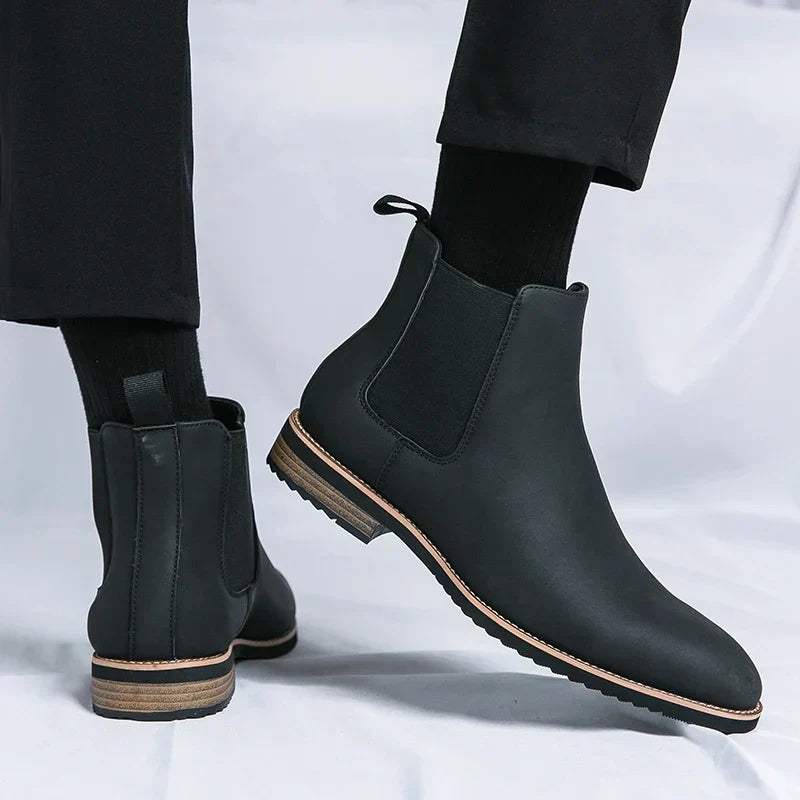 Lawrence | Men's Chelsea Boots Dealer Leather