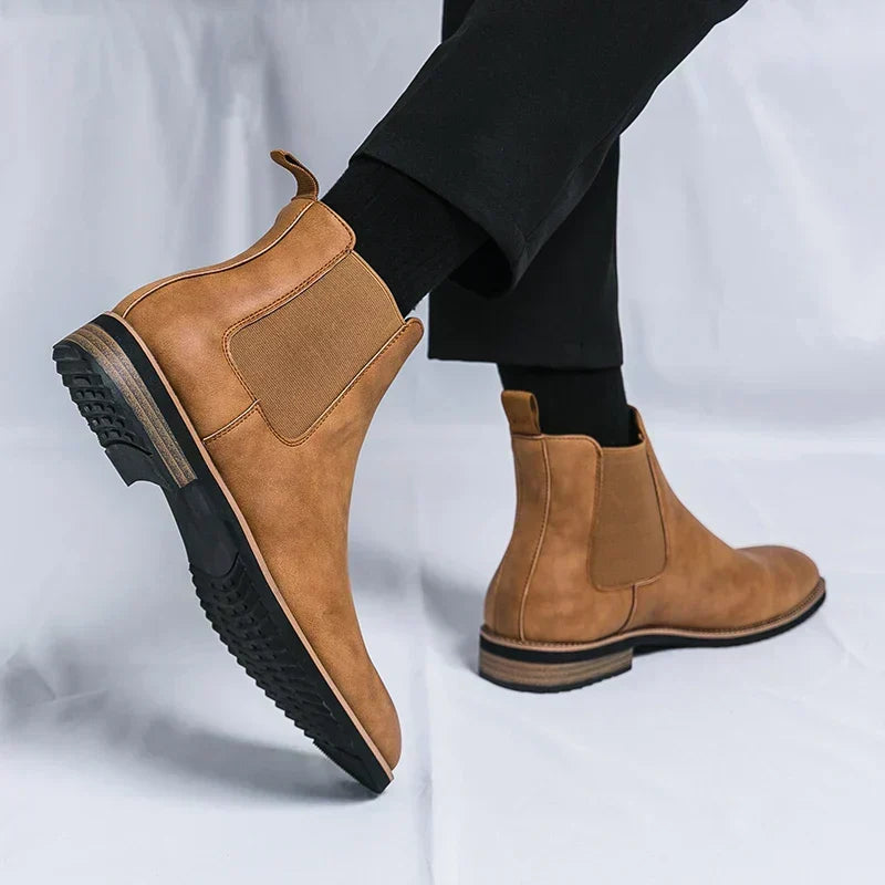 Leopold | Men's Leather Chelsea Boots Dealer
