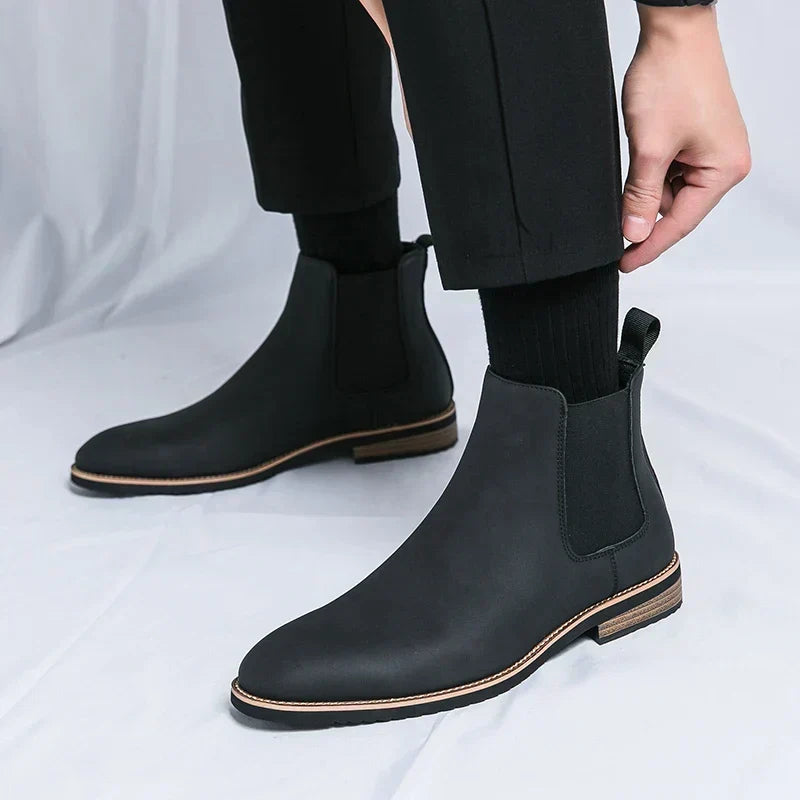 Leopold | Men's Leather Chelsea Boots Dealer