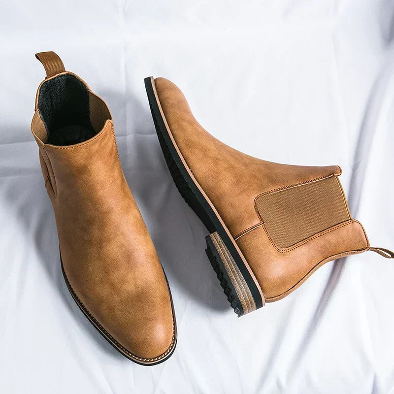 Leopold | Men's Leather Chelsea Boots Dealer