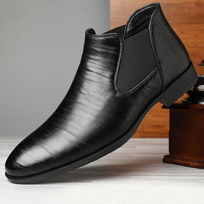 Magnus | Men's Chelsea Boots Leather Dealer Ankle