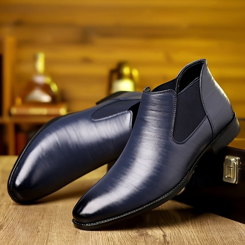 Magnus | Men's Chelsea Boots Leather Dealer Ankle