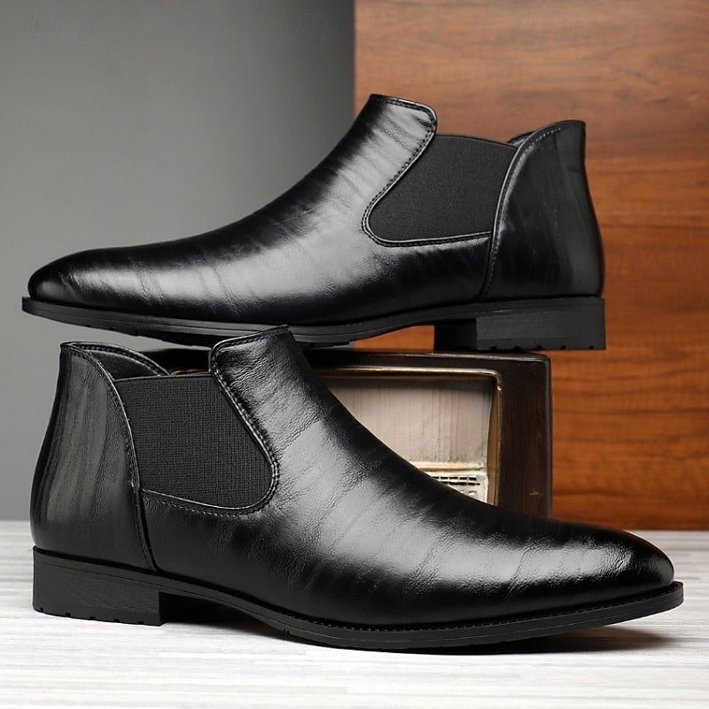 Magnus | Men's Chelsea Boots Leather Dealer Ankle