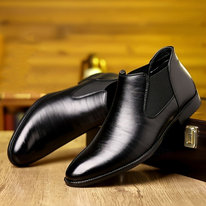 Magnus | Men's Chelsea Boots Leather Dealer Ankle