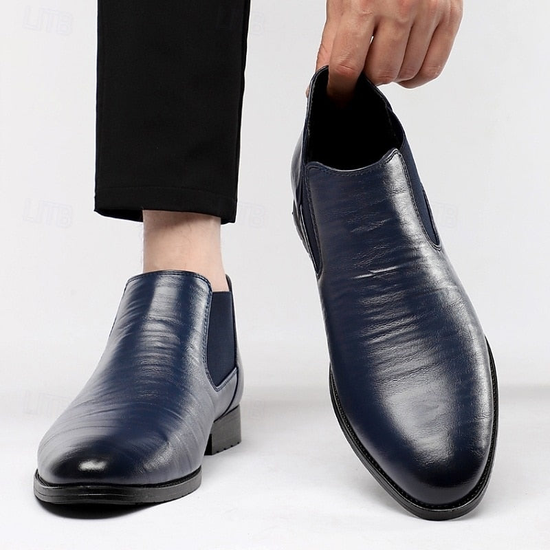 Magnus | Men's Chelsea Boots Leather Dealer Ankle