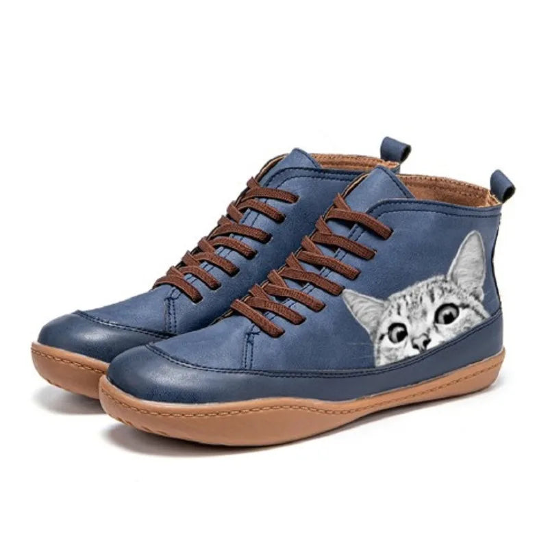 Maribel | Women's Flat Ankle Boots Warm Winter