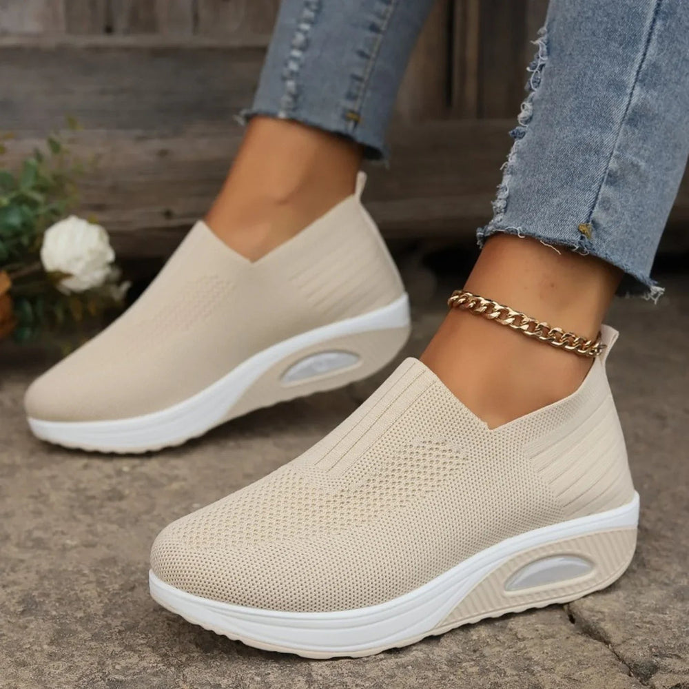 Marina | Women's Slip On Cushioned Trainers