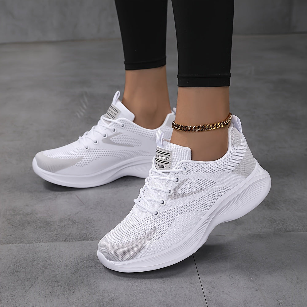 Maud | Women's White Trainers Comfortable