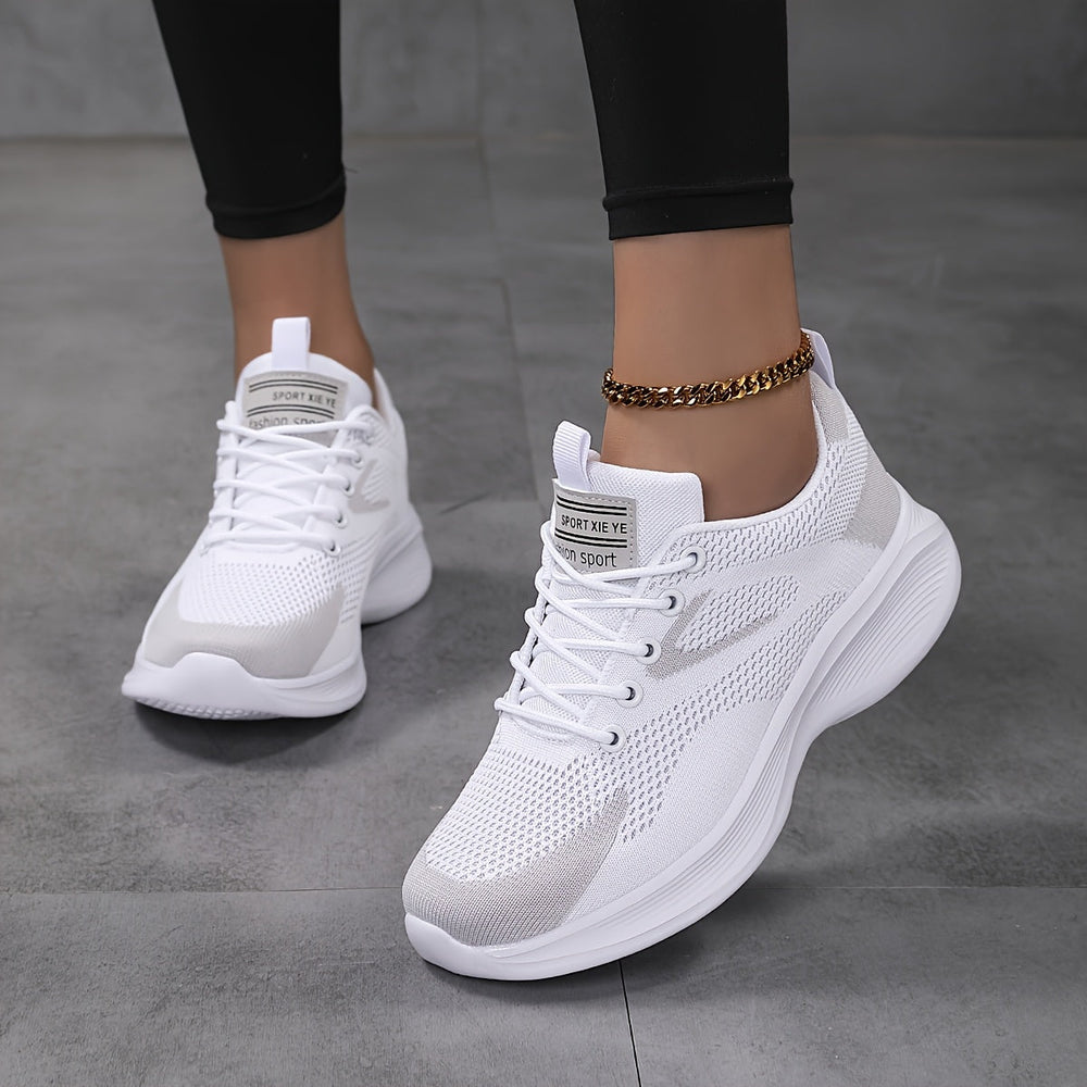Maud | Women's White Trainers Comfortable