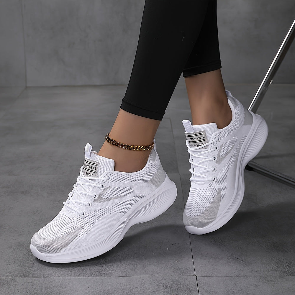 Maud | Women's White Trainers Comfortable